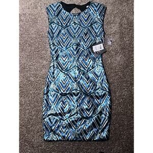 Charlotte Russe Small
 Nwt Sequined Sleeveless Multicolor Dress 28.7514